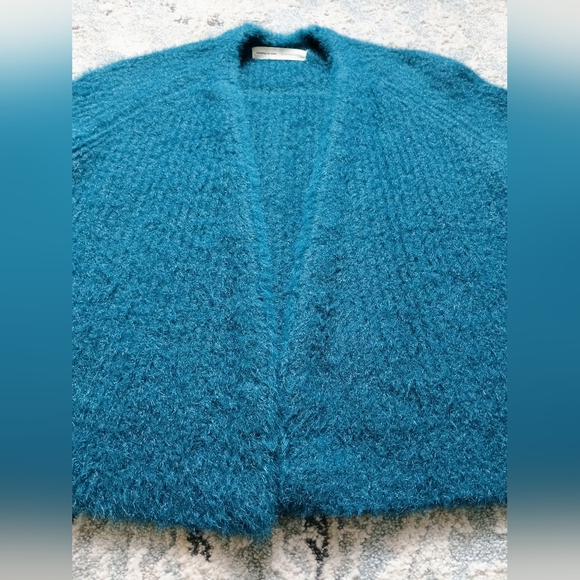 Anthropologie / Sleeping On Snow | Eyelash Cardigan | Size XS | Emerald Color - Picture 4 of 8